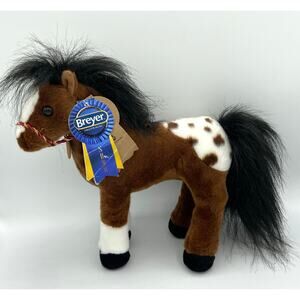 Aurora World Breyer 11" Brown Appaloosa Horse Plush Stuffed Animal Pony 2022 NWT